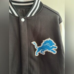 Detroit Lions Bomber Jacket Size Large